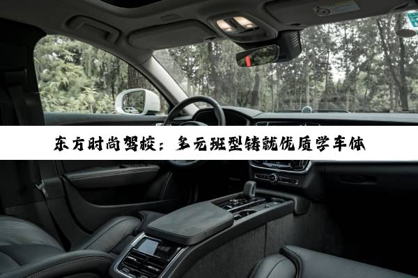 东方时尚驾校：多元班型铸就优质学车体验